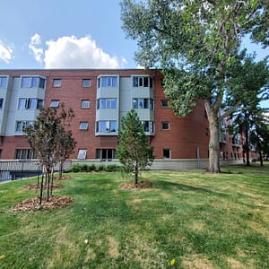 side view of apartments in Strathearn