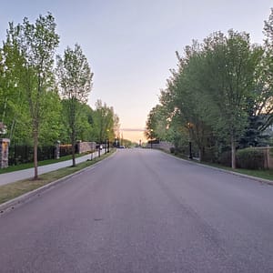 sunset in Westridge