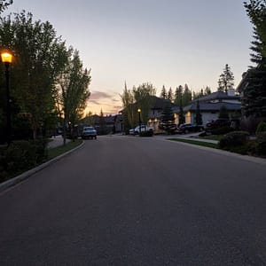 newly paved road